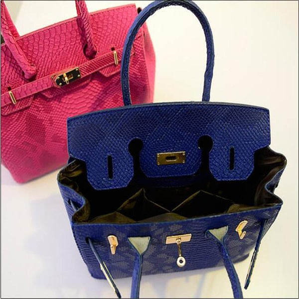 Famous Brand Luxury Leather Tote Hand Bag