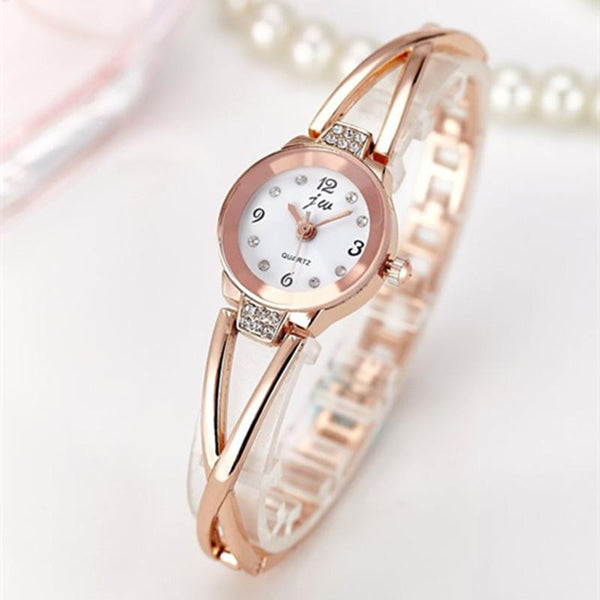 New Rhinestone Watch - Stainless Steel Bracelet