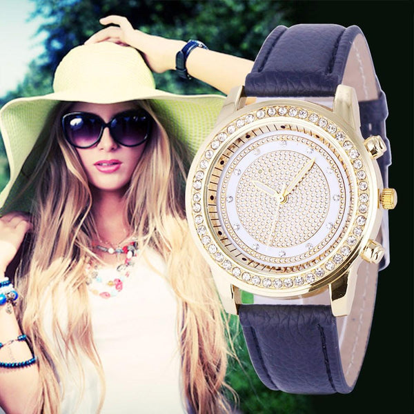 2017 Crystal Geneva Watch Relojes Mujer
