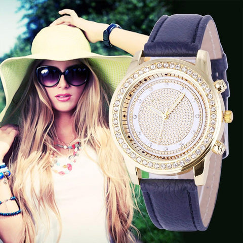 2017 Crystal Geneva Watch Relojes Mujer