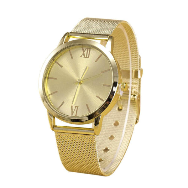 2017 New Famous Brand Silver Casual Geneva Quartz Watch