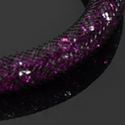 fashion 3 tube braided bracelet with magnetic crystal ball women bracelet
