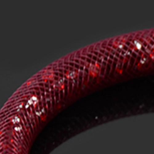 fashion 3 tube braided bracelet with magnetic crystal ball women bracelet