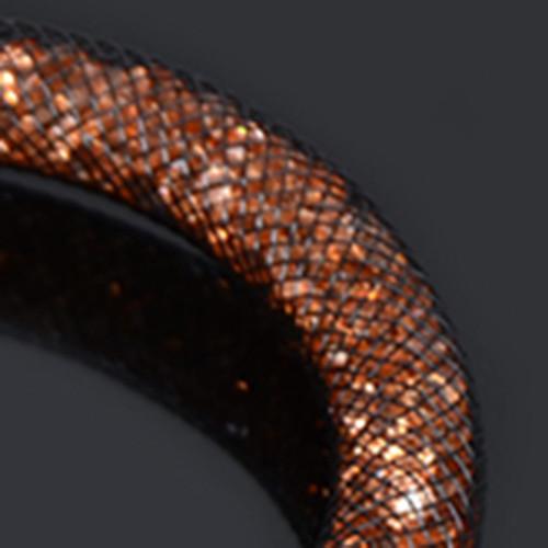 fashion 3 tube braided bracelet with magnetic crystal ball women bracelet