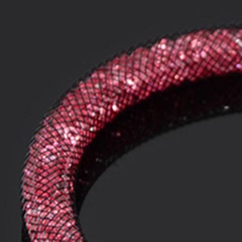 fashion 3 tube braided bracelet with magnetic crystal ball women bracelet
