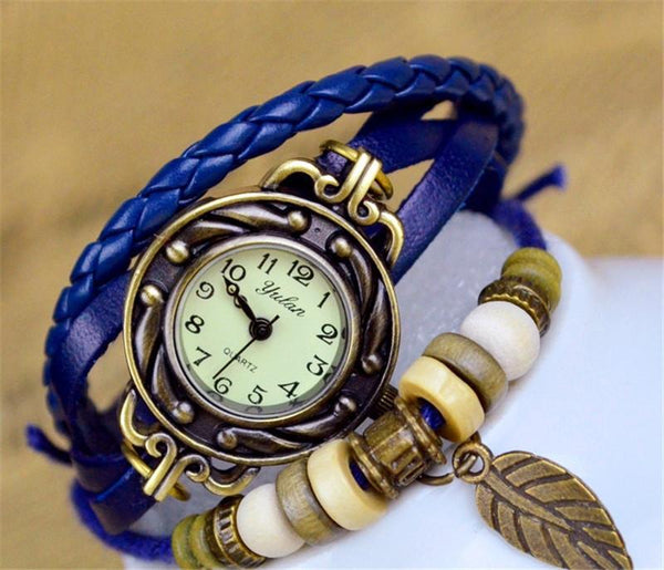 New Hot Selling Women Leather Bracelet Watch - Rushy