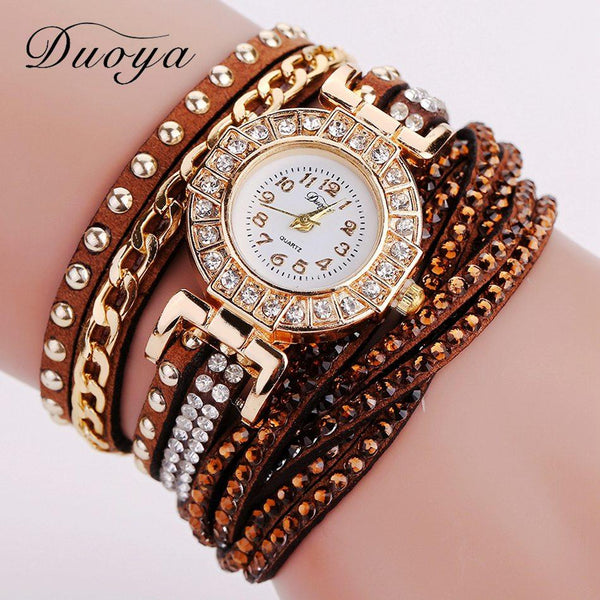 Luxury Crystal Bracelet Watch Women - Rushy