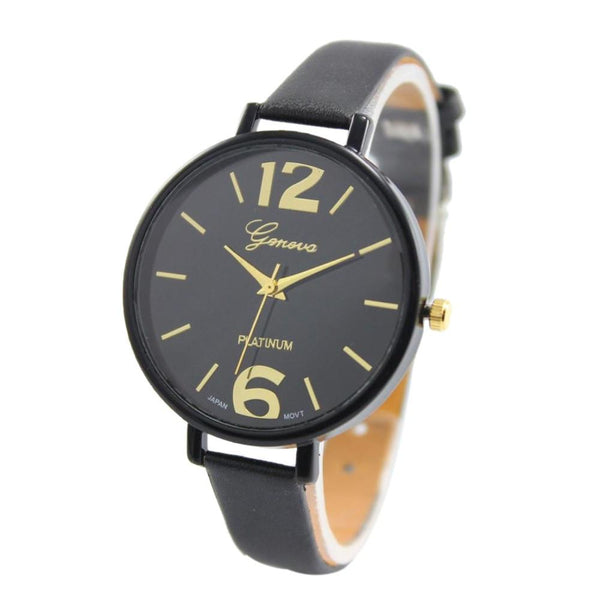 2017 Casual Geneva Leather Women Watch