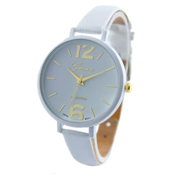 2017 Casual Geneva Leather Women Watch