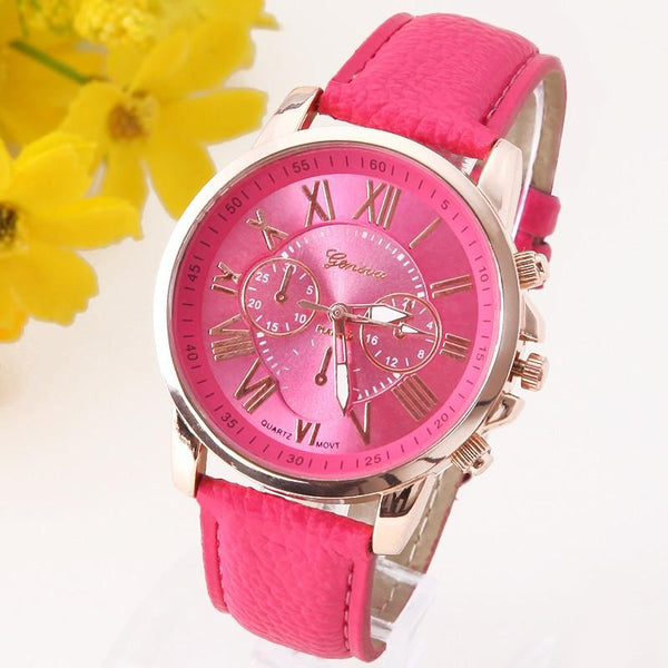NEW Best Quality Geneva Platinum Watch - Swiss