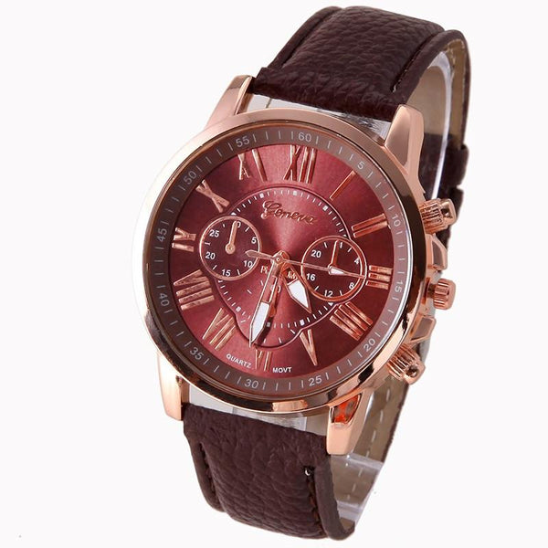 NEW Best Quality Geneva Platinum Watch - Swiss