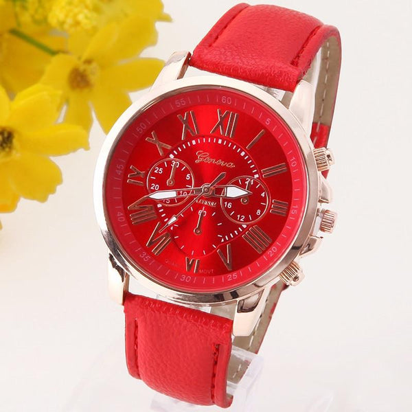 NEW Best Quality Geneva Platinum Watch - Swiss