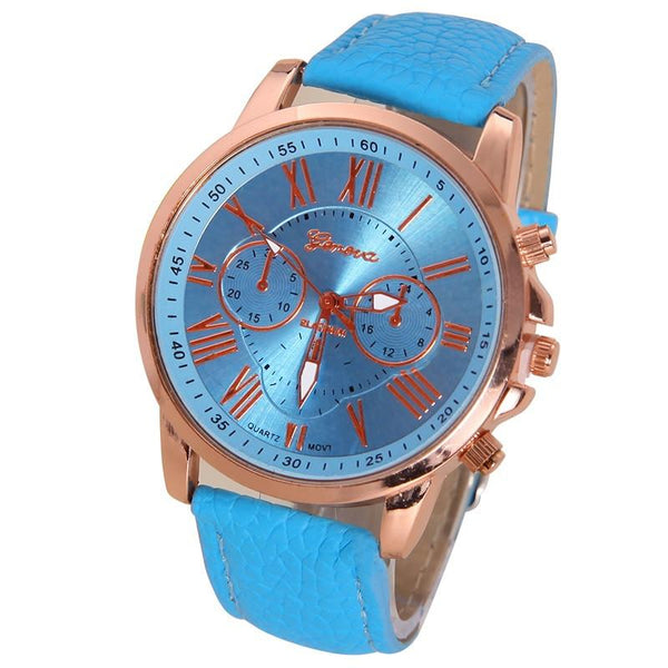 NEW Best Quality Geneva Platinum Watch - Swiss
