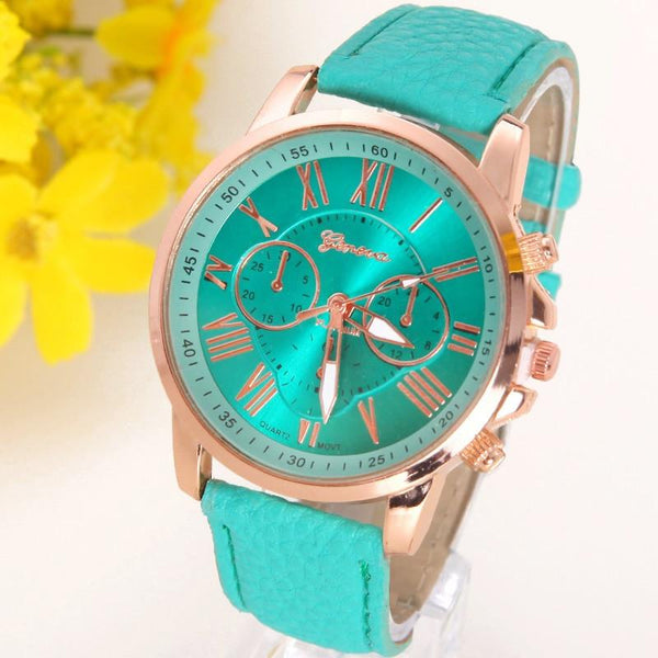 NEW Best Quality Geneva Platinum Watch - Swiss