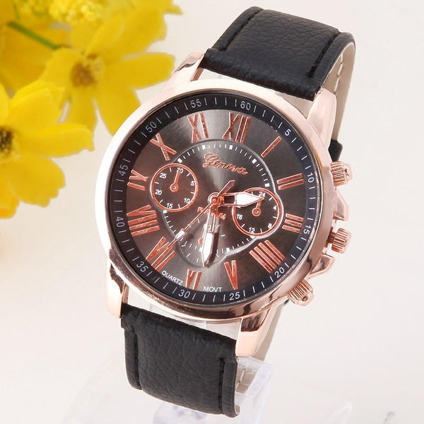 NEW Best Quality Geneva Platinum Watch - Swiss