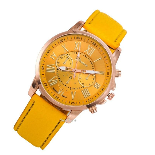 NEW Best Quality Geneva Platinum Watch - Swiss