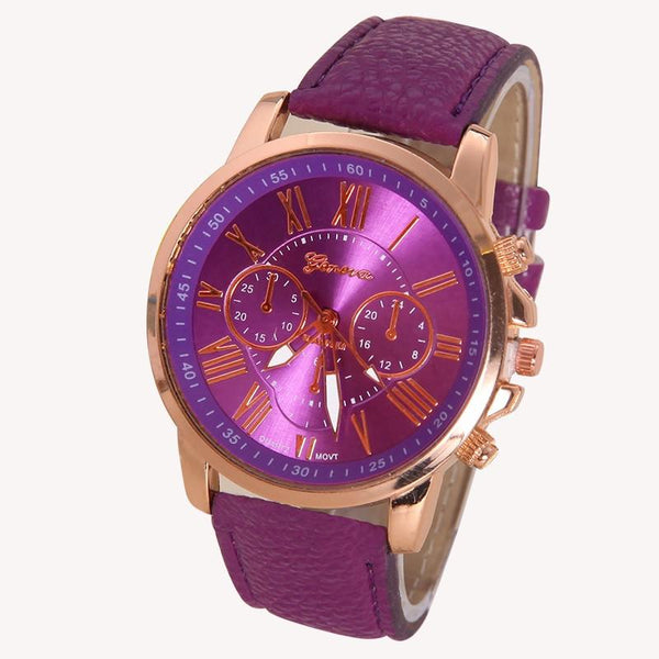 NEW Best Quality Geneva Platinum Watch - Swiss
