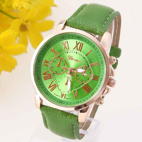 NEW Best Quality Geneva Platinum Watch - Swiss
