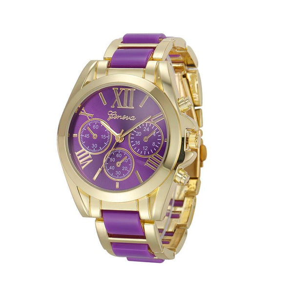 2017 Geneva Quartz Analog - Relogio Feminino 10 Color