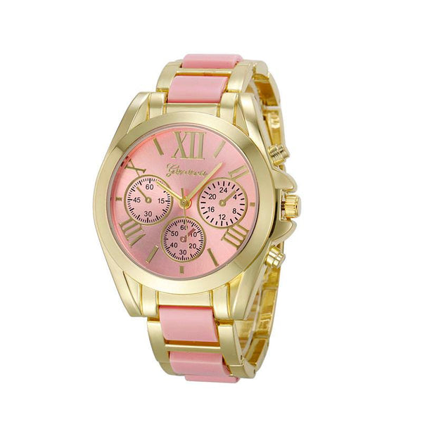 2017 Geneva Quartz Analog - Relogio Feminino 10 Color