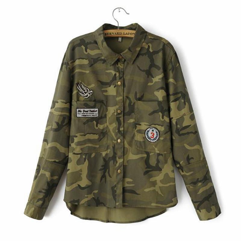 2017 Fashion Long Sleeve Chaqueta Militar Mujers Coat