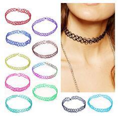 Vintage Stretch Tattoo Choker Necklace - Rushy