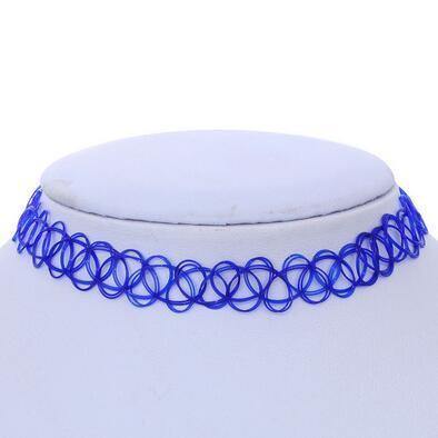 Vintage Stretch Tattoo Choker Necklace - Rushy