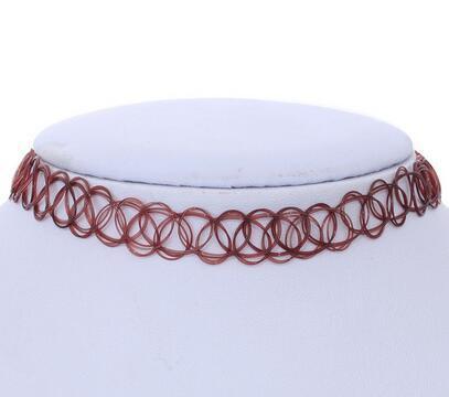 Vintage Stretch Tattoo Choker Necklace - Rushy