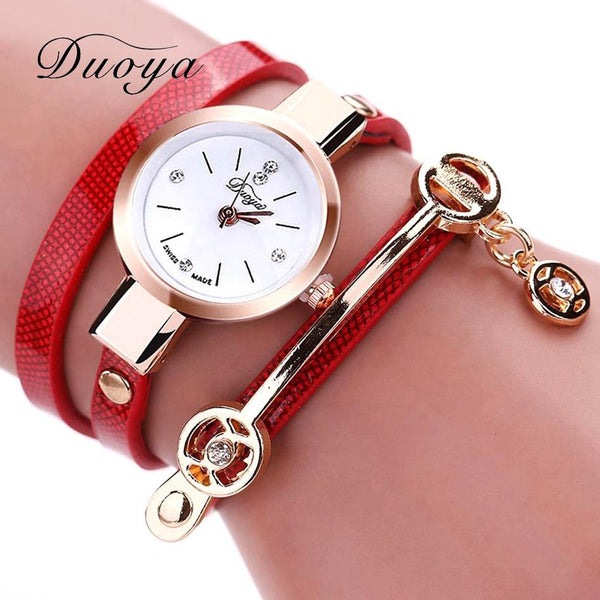 New Leather Casual Bracelet Watches