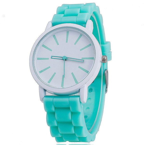 VANSVAR Fashion Women Silicone Watch