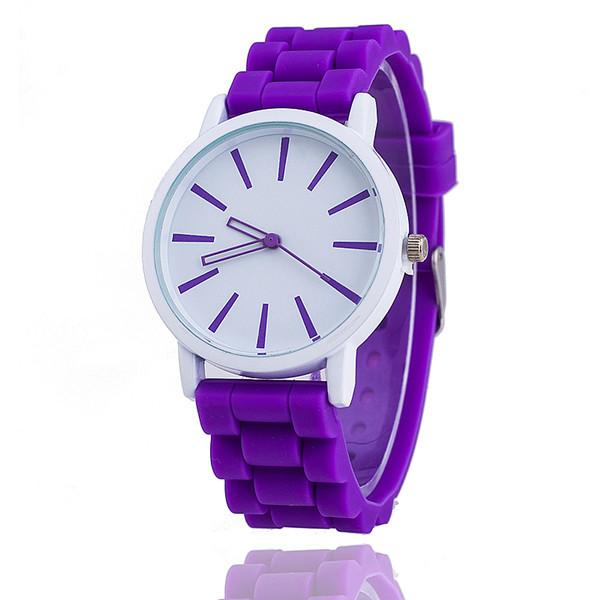 VANSVAR Fashion Women Silicone Watch