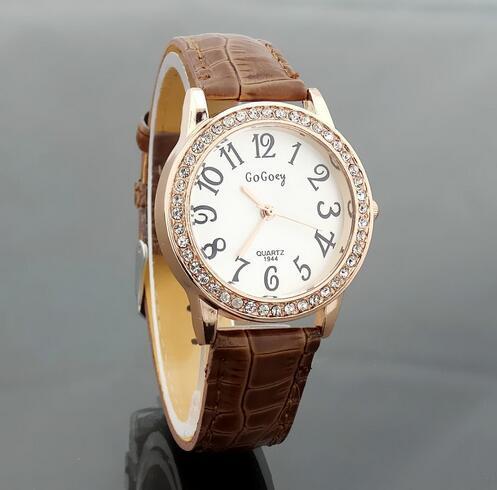 Watch Women Leather Quartz Watch - Rushy