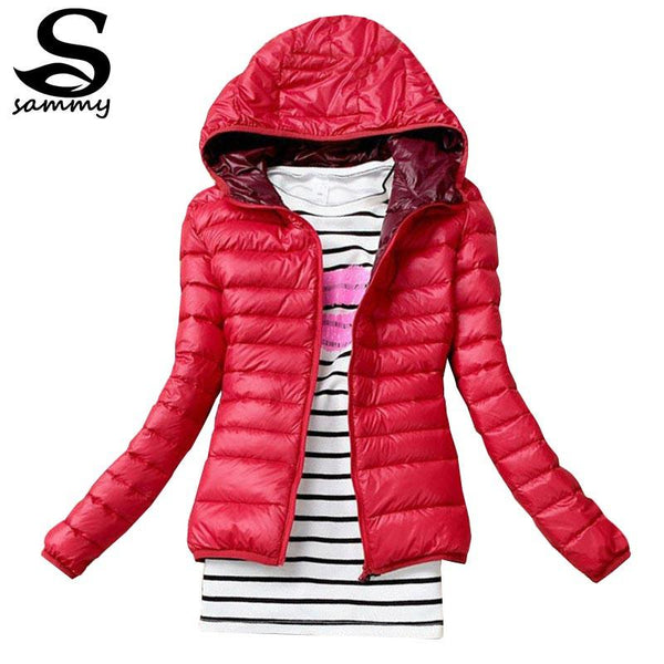 2017 Slim Hooded Cotton Coat By HYDIBER