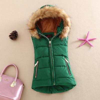 Autumn And Winter 2017 Cotton Vest With A Hood