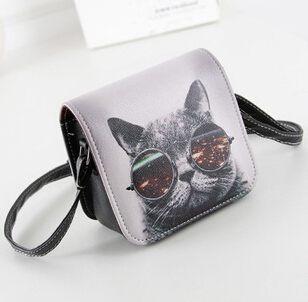 Women PU Leather Cat Bag - Rushy