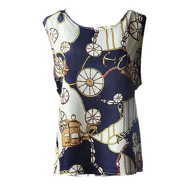Colors Casual Women All-match Chiffon Vest Tank Tops Blouse