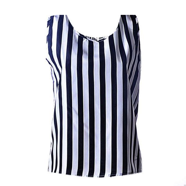 Colors Casual Women All-match Chiffon Vest Tank Tops Blouse