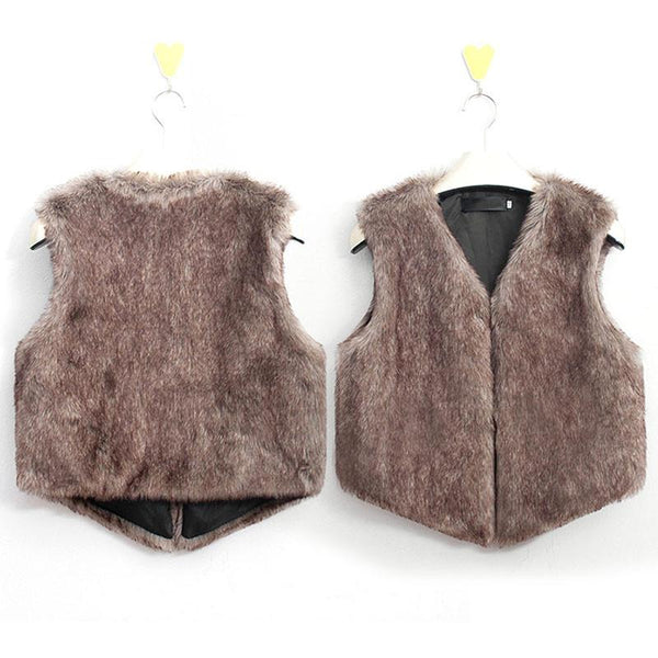 Winter Women Faux Fur Vest