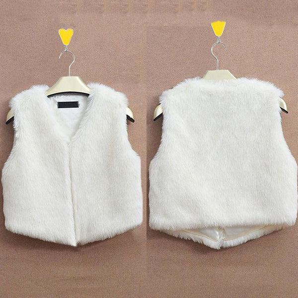 Winter Women Faux Fur Vest