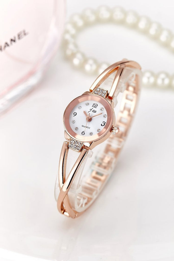 New Rhinestone Watch - Stainless Steel Bracelet