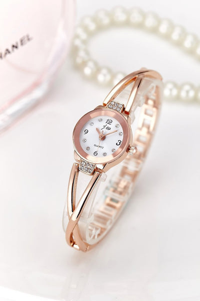 New Rhinestone Watch - Stainless Steel Bracelet