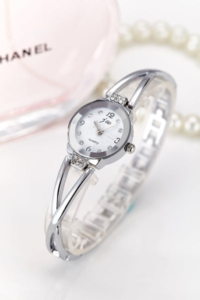 New Rhinestone Watch - Stainless Steel Bracelet