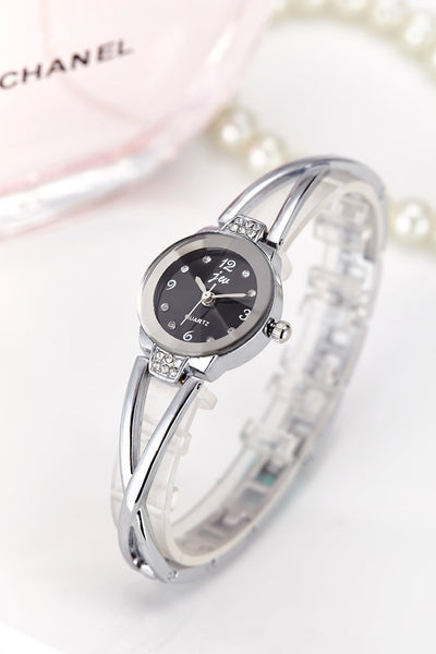 New Rhinestone Watch - Stainless Steel Bracelet