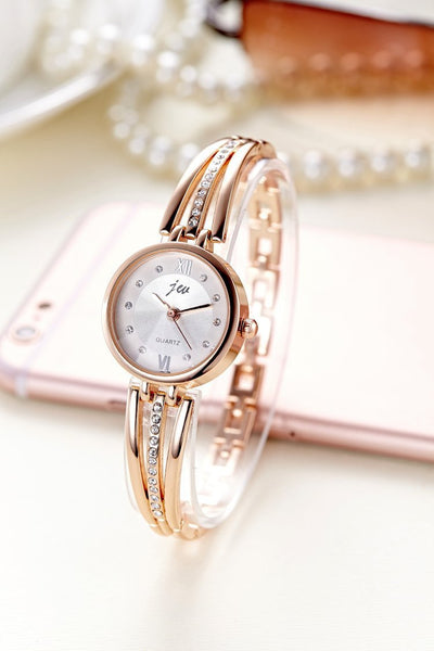 New Rhinestone Watch - Stainless Steel Bracelet