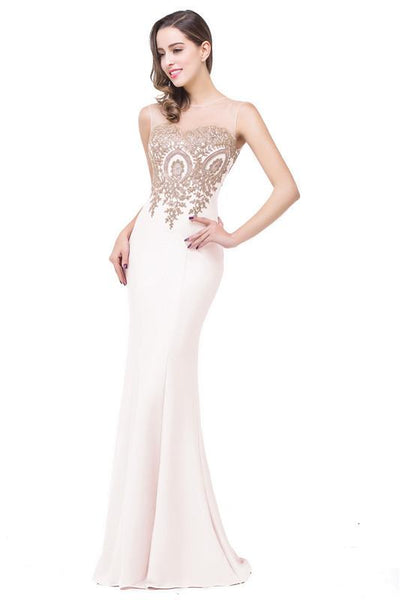 Soiree Sexy Backless Red Mermaid Dress