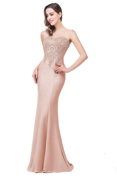 Soiree Sexy Backless Red Mermaid Dress
