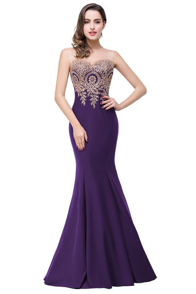 Soiree Sexy Backless Red Mermaid Dress