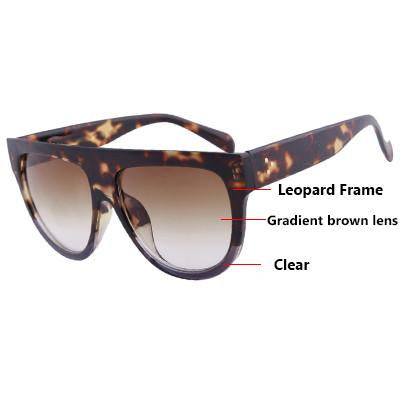 Flat Top Stylish Sunglasses Women