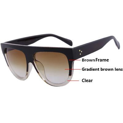 Flat Top Stylish Sunglasses Women