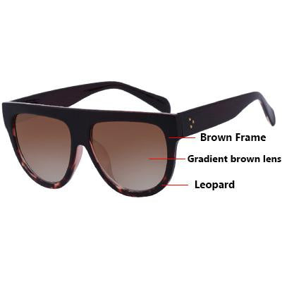 Flat Top Stylish Sunglasses Women